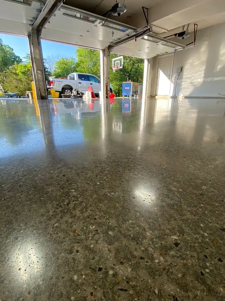 Concrete floor polishing by Zeran Floors