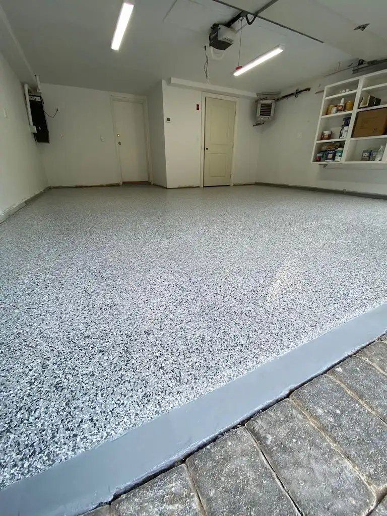 Epoxy Flake Floor by Zeran Floors