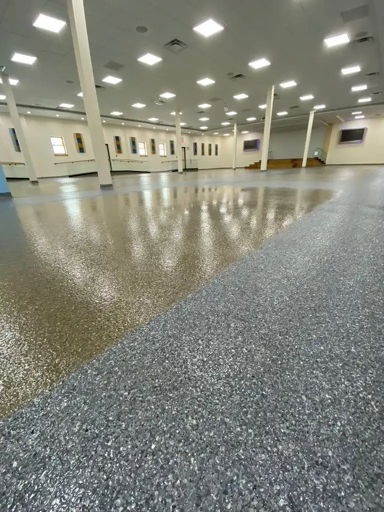 Epoxy Flake Flooring by Zeran Floors